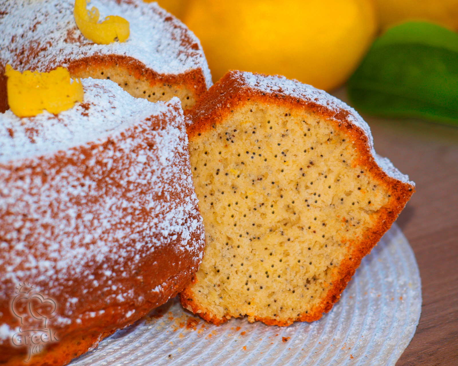 Lemon Yogurt Cake with olive oil